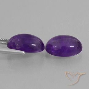 Shop natural 12.70ct ミディアムバイオレット アメジスト gems, 楕円形, from ブラジル at GemSelect. In stock, global shipping!