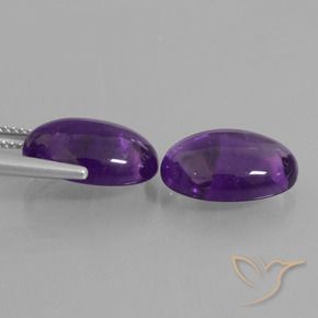 Shop natural 11.45ct ミディアムバイオレット アメジスト gems, 楕円形, from ブラジル at GemSelect. In stock, global shipping!