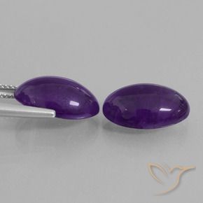 Shop natural 10.63ct ミディアムバイオレット アメジスト gems, 楕円形, from ブラジル at GemSelect. In stock, global shipping!
