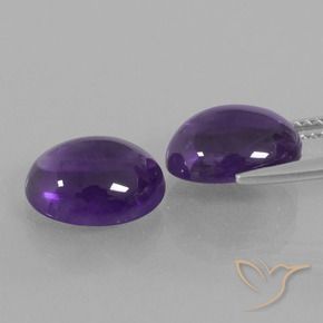 Shop natural 6.89ct ミディアムバイオレット アメジスト gems, 楕円形, from ブラジル at GemSelect. In stock, global shipping!