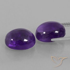 Shop natural 8.45ct ミディアムバイオレット アメジスト gems, 楕円形, from ブラジル at GemSelect. In stock, global shipping!
