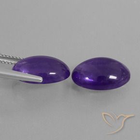 Shop natural 10.31ct ディープバイオレット アメジスト gems, 楕円形, from ブラジル at GemSelect. In stock, global shipping!