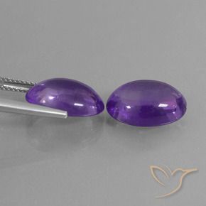 Shop natural 10.67ct ミディアムバイオレット アメジスト gems, 楕円形, from ブラジル at GemSelect. In stock, global shipping!