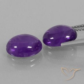 Shop natural 5.23ct ミディアムバイオレット アメジスト gems, 楕円形, from ブラジル at GemSelect. In stock, global shipping!
