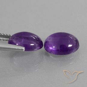Shop natural 4.97ct ミディアムバイオレット アメジスト gems, 楕円形, from ブラジル at GemSelect. In stock, global shipping!