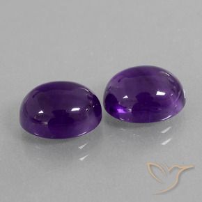 Shop natural 6.14ct ミディアムバイオレット アメジスト gems, 楕円形, from ブラジル at GemSelect. In stock, global shipping!