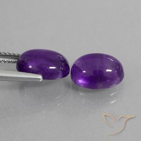 Shop natural 5.65ct ミディアムバイオレット アメジスト gems, 楕円形, from ブラジル at GemSelect. In stock, global shipping!