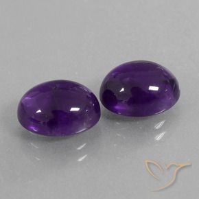 Shop natural 6.09ct ミディアムバイオレット アメジスト gems, 楕円形, from ブラジル at GemSelect. In stock, global shipping!