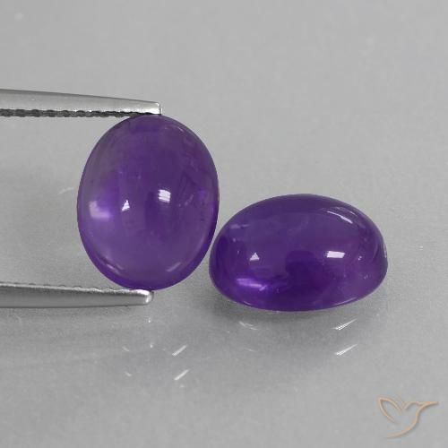 Shop natural 5.36ct ミディアムバイオレット アメジスト gems, 楕円形, from ブラジル at GemSelect. In stock, global shipping!