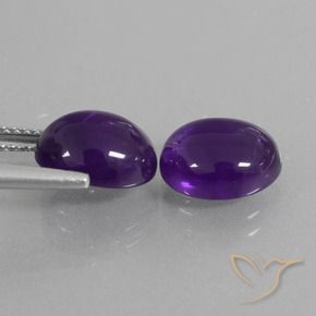 Shop natural 5.95ct ミディアムバイオレット アメジスト gems, 楕円形, from ブラジル at GemSelect. In stock, global shipping!