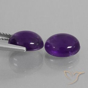 Shop natural 5.55ct ミディアムバイオレット アメジスト gems, 楕円形, from ブラジル at GemSelect. In stock, global shipping!