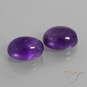 Shop natural 5.78ct ミディアムバイオレット アメジスト gems, 楕円形, from ブラジル at GemSelect. In stock, global shipping!