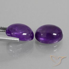 Shop natural 5.78ct ミディアムバイオレット アメジスト gems, 楕円形, from ブラジル at GemSelect. In stock, global shipping!