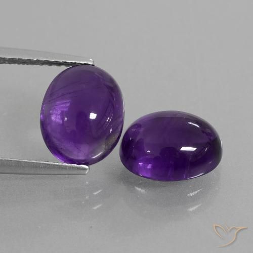 Shop natural 5.58ct ミディアムバイオレット アメジスト gems, 楕円形, from ブラジル at GemSelect. In stock, global shipping!