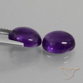 Shop natural 5.58ct ミディアムバイオレット アメジスト gems, 楕円形, from ブラジル at GemSelect. In stock, global shipping!