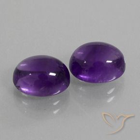 Shop natural 6.51ct ミディアムバイオレット アメジスト gems, 楕円形, from ブラジル at GemSelect. In stock, global shipping!