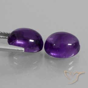 Shop natural 6.51ct ミディアムバイオレット アメジスト gems, 楕円形, from ブラジル at GemSelect. In stock, global shipping!