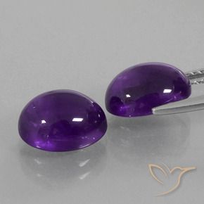 Shop natural 6.08ct ミディアムバイオレット アメジスト gems, 楕円形, from ブラジル at GemSelect. In stock, global shipping!