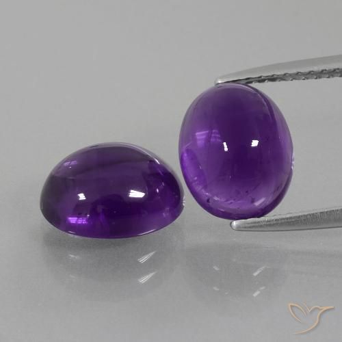 Shop natural 5.58ct ミディアムバイオレット アメジスト gems, 楕円形, from ブラジル at GemSelect. In stock, global shipping!