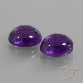 Shop natural 5.58ct ミディアムバイオレット アメジスト gems, 楕円形, from ブラジル at GemSelect. In stock, global shipping!