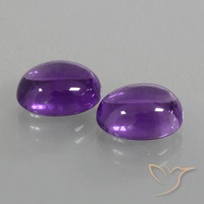 Shop natural 5.96ct ミディアム薄いバイオレット アメジスト gems, 楕円形, from ブラジル at GemSelect. In stock, global shipping!