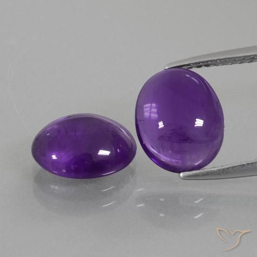 Shop natural 4.43ct ミディアム薄いバイオレット アメジスト gems, 楕円形, from ブラジル at GemSelect. In stock, global shipping!