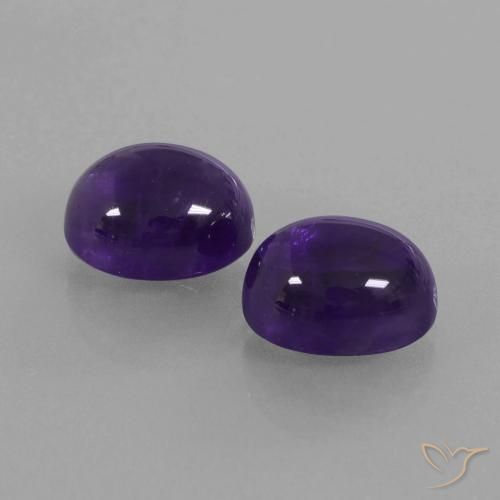 Shop natural 6.97ct ダークバイオレット アメジスト gems, 楕円形, from ブラジル at GemSelect. In stock, global shipping!