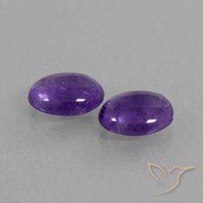 Shop natural 4.26ct ミディアムバイオレット アメジスト gems, 楕円形, from ブラジル at GemSelect. In stock, global shipping!