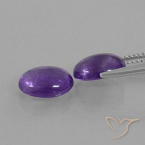Shop natural 4.26ct ミディアムバイオレット アメジスト gems, 楕円形, from ブラジル at GemSelect. In stock, global shipping!