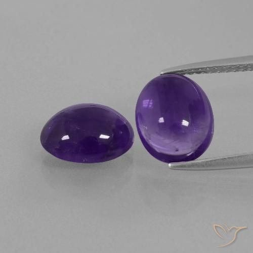 Shop natural 4.91ct ダークバイオレット アメジスト gems, 楕円形, from ブラジル at GemSelect. In stock, global shipping!