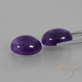 Shop natural 5.61ct ダークバイオレット アメジスト gems, 楕円形, from ブラジル at GemSelect. In stock, global shipping!
