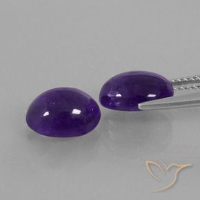 Shop natural 5.33ct ディープバイオレット アメジスト gems, 楕円形, from ブラジル at GemSelect. In stock, global shipping!