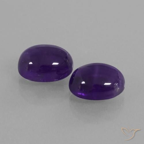 Shop natural 6.11ct ダークバイオレット アメジスト gems, 楕円形, from ブラジル at GemSelect. In stock, global shipping!