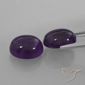 Shop natural 6.06ct ダークバイオレット アメジスト gems, 楕円形, from ブラジル at GemSelect. In stock, global shipping!