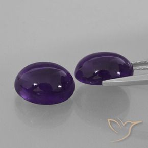 Shop natural 5.96ct ダークバイオレット アメジスト gems, 楕円形, from ブラジル at GemSelect. In stock, global shipping!