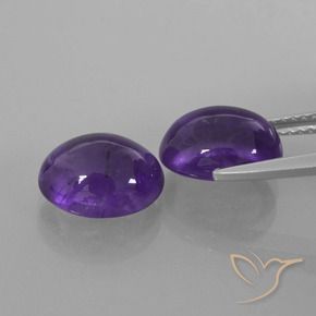 Shop natural 5.53ct ディープバイオレット アメジスト gems, 楕円形, from ブラジル at GemSelect. In stock, global shipping!