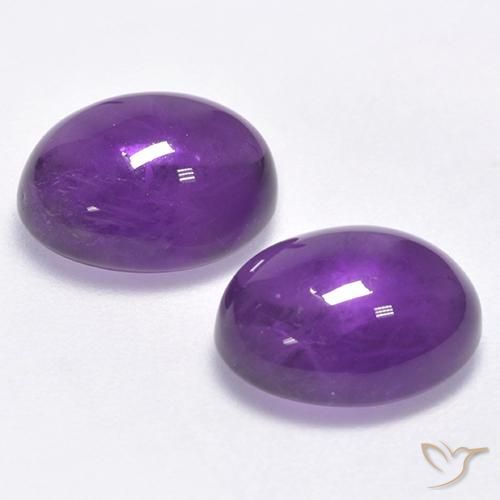 Shop natural 5.63ct ミディアム薄いバイオレット アメジスト gems, 楕円形, from ブラジル at GemSelect. In stock, global shipping!