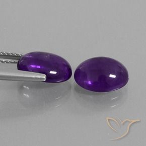 Shop natural 4.94ct ミディアムバイオレット アメジスト gems, 楕円形, from ブラジル at GemSelect. In stock, global shipping!