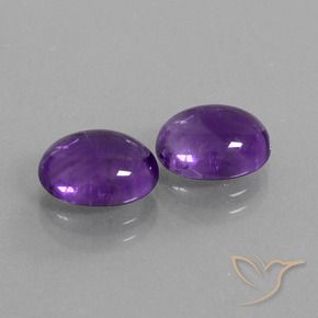 Shop natural 5.08ct ミディアムバイオレット アメジスト gems, 楕円形, from ブラジル at GemSelect. In stock, global shipping!