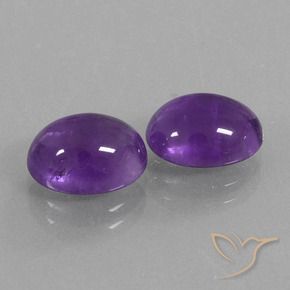 Shop natural 5.33ct ミディアムバイオレット アメジスト gems, 楕円形, from ブラジル at GemSelect. In stock, global shipping!