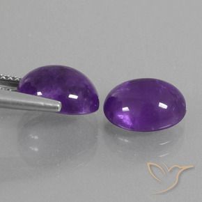 Shop natural 5.33ct ミディアムバイオレット アメジスト gems, 楕円形, from ブラジル at GemSelect. In stock, global shipping!