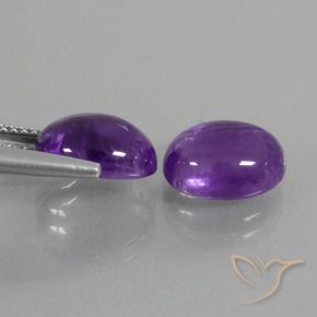Shop natural 5.76ct ミディアム薄いバイオレット アメジスト gems, 楕円形, from ブラジル at GemSelect. In stock, global shipping!