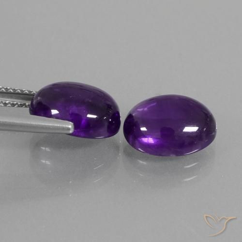 Shop natural 5.56ct ミディアムバイオレット アメジスト gems, 楕円形, from ブラジル at GemSelect. In stock, global shipping!