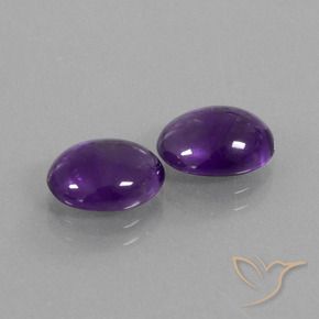 Shop natural 4.29ct ミディアムバイオレット アメジスト gems, 楕円形, from ブラジル at GemSelect. In stock, global shipping!