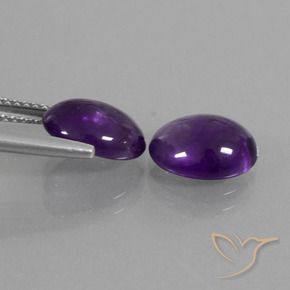Shop natural 4.29ct ミディアムバイオレット アメジスト gems, 楕円形, from ブラジル at GemSelect. In stock, global shipping!