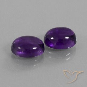 Shop natural 6.00ct ミディアムバイオレット アメジスト gems, 楕円形, from ブラジル at GemSelect. In stock, global shipping!