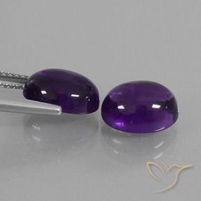 Shop natural 6.00ct ミディアムバイオレット アメジスト gems, 楕円形, from ブラジル at GemSelect. In stock, global shipping!
