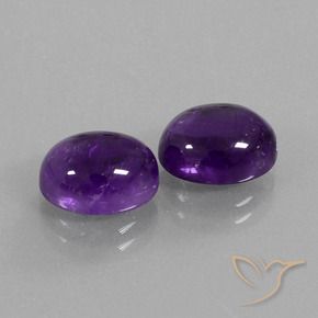 Shop natural 6.21ct ミディアムバイオレット アメジスト gems, 楕円形, from ブラジル at GemSelect. In stock, global shipping!