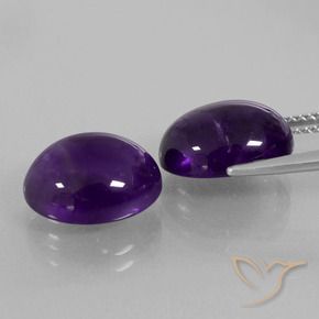 Shop natural 10.41ct ダークバイオレット アメジスト gems, 楕円形, from ブラジル at GemSelect. In stock, global shipping!