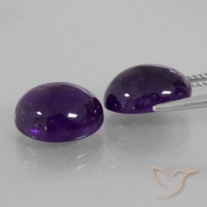 Shop natural 10.16ct ダークバイオレット アメジスト gems, 楕円形, from ブラジル at GemSelect. In stock, global shipping!